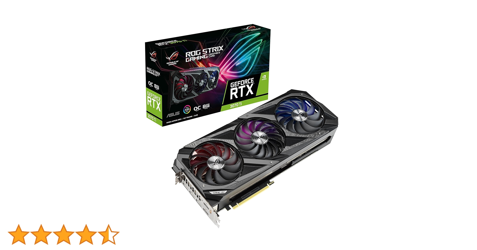 Asus Rog Strix Geforce Rtx 3070 Ti 8 Gb Gddr6X Design